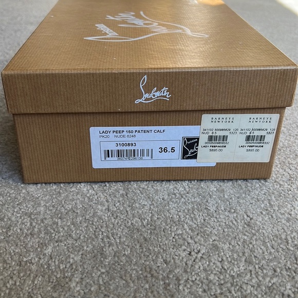 Christian Louboutin Lady Peep 150 mm Nude 36.5 - Picture 4 of 15